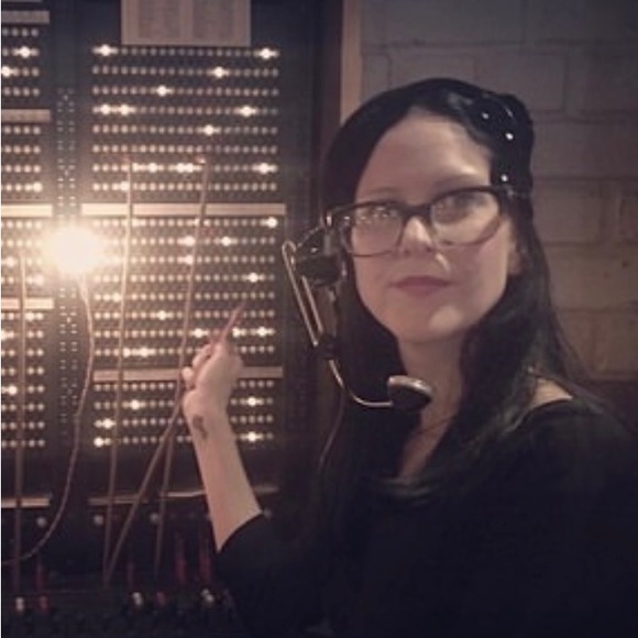 VTG 40’s Black Velvet Rhinestones Fascinator Hat - Picture 2 of 12